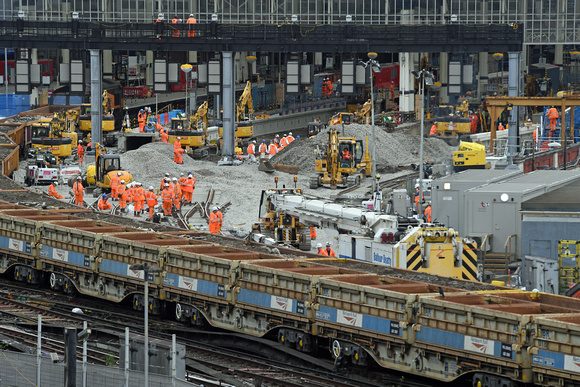 DG278631. Platform rebuilding. Waterloo upgrade. 8.8.17