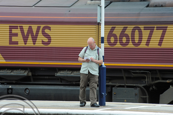 DG91597. Rail enthusiast. Doncaster. 1.9.11.