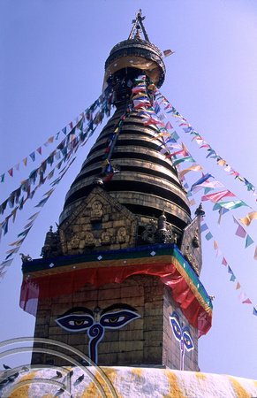 T3273. Stupa. Kathmandu. Nepal. 1992.