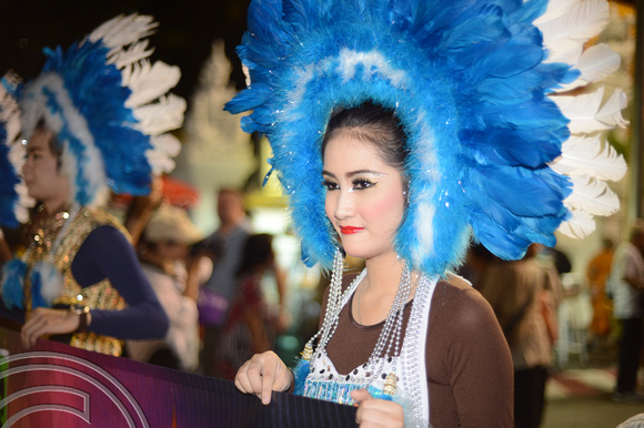 DG132473. Woman. Yi Peng festival. Chiang Mai. Thailand. 29.11.12.