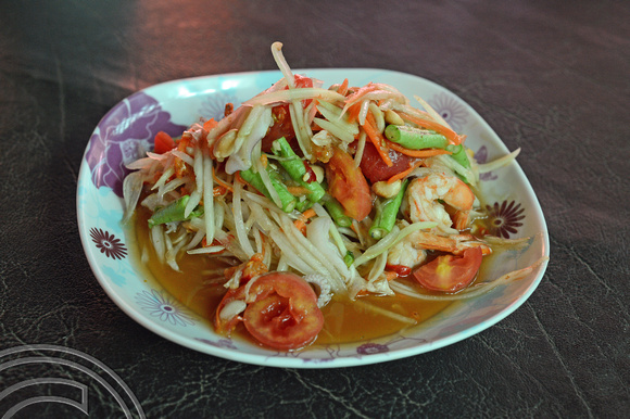 DG133517. Papaya salad with seafood. Ko Chang. Thailand 11.12.12.