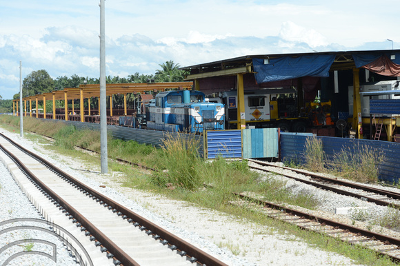 DG134102.Rail supply depot. N of Bukit Mertajam. Malaysia. 21.12.12.