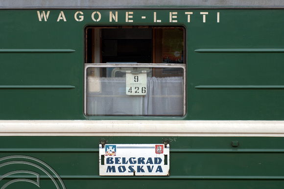 FDG1999. Belgrade - Moscow train. Budapest Keleti. Hungary. 16.9.05.