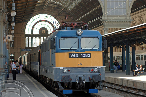 FDG2021. V43 1083. Budapest Keleti. Hungary. 16.9.05.