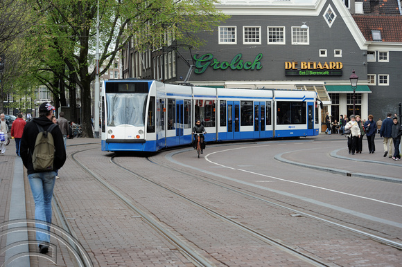 FDG06836. Tram 2010. Spui. Amsterdam Centraal. Holland. 29.4.08.