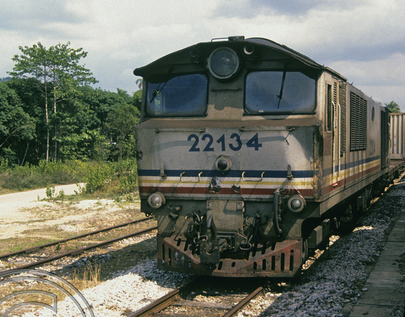 FR0148. 22134. Jungle railway. Malaysia. 13.5.92.