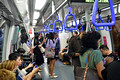 DG390801. Interior. Downtown line train. MRT. Singapore. 9.3.2023.