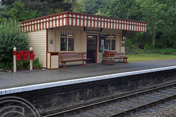 DG398141. Waiting room. Weyborne. North Norfolk Railway. 20.6.2023.