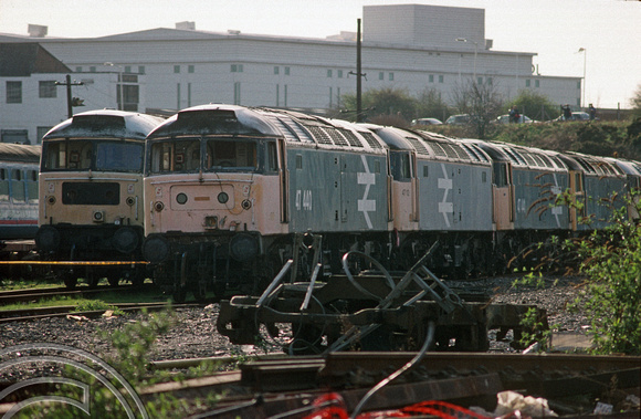 3735. 47465. 47440. 47112. 47441. 47425. 47452. Condemned. Old Oak Common open day. 19.3.94