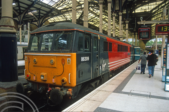 12356. 86209. Leased by Anglia from Virgin trains. Liverpool St. 27.6.03