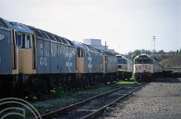 3712. 47453. 47432 and others. Condemned. Old Oak Common open day. 19.3.94