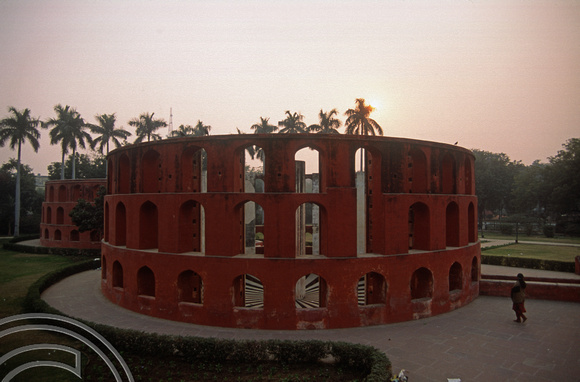 T4616. The Jantar Mantar. Old Delhi. India. January 1994.