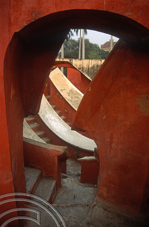 T4618. The Jantar Mantar. Old Delhi. India. January 1994.