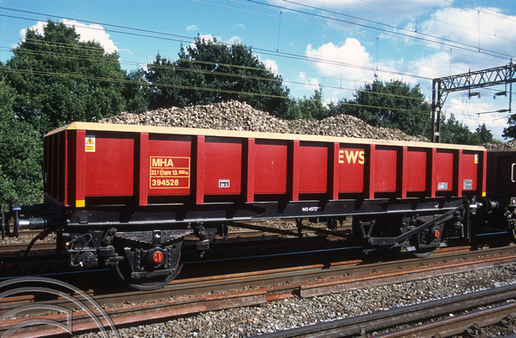 10999. MHA 394528. Box ballast wagon (Coalfish). South Kenton. 7.9.02