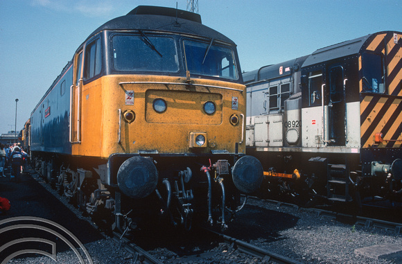 00870. 47845. On display at an open day. Bescot TMD. 6.5.90