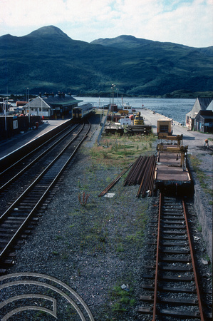 17991. View of the station. Kyle of Lochalsh. 23.07.90