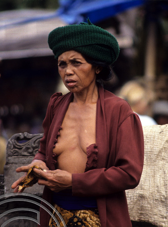 Balinese woman at Market. Ubud. Bali. Indonesia. 1992
