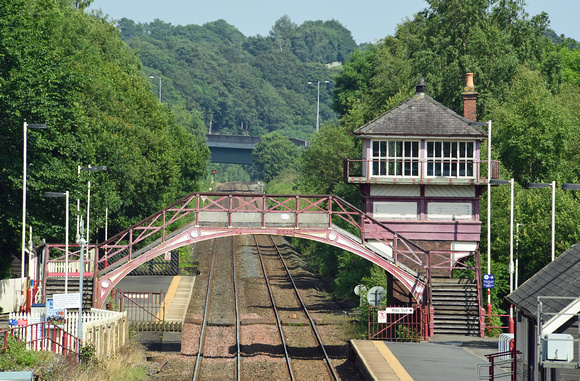 DG276984. View of the station. Haltwhistle. 18.7.17