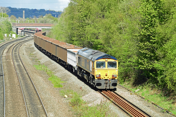 DG348585. 66702. 6M59. 1402 Scunthorpe Roxby Gullet to Collyhurst Street. Thornhill LNW Jn. 5.5.2021.