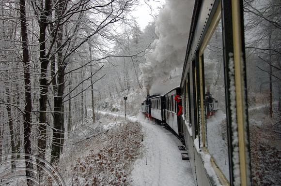 FDG05109. 99 5901. Harz railway. Germany. 10.2.07
