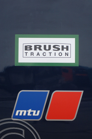 DG08328. Brush and MTU Logos. Loughborough. 22.11.06.