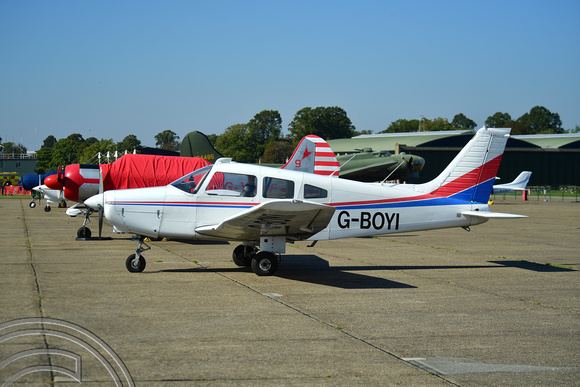 DG401586. G-BOYI. Piper PA-28-161 Warrior II.  Duxford. Cambridgeshire. 5.9.2023.