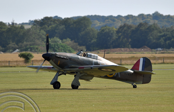 DG401699. V7497.  Hawker Hurricane Mk1. 1940. Duxford. Cambridgeshire. 5.9.2023.