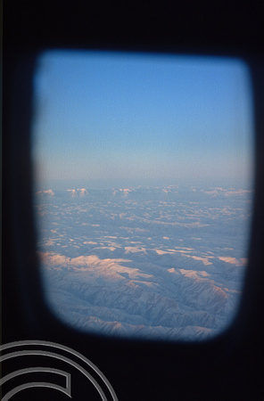 T04175. Flying over the mountains. Pakistan. 11th December 1993