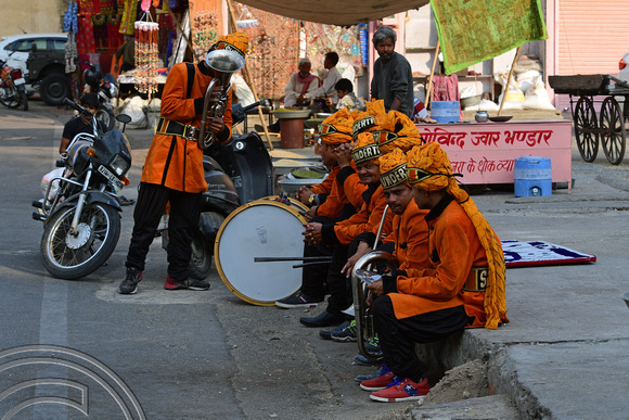 DG293320. Band for hire. Jaipur. Rajasthan. India. 10.3.18
