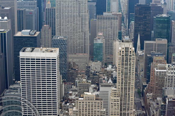 DG297798. Manhattan skyline seen from the Empire state building. New York. USA. 28.5.18