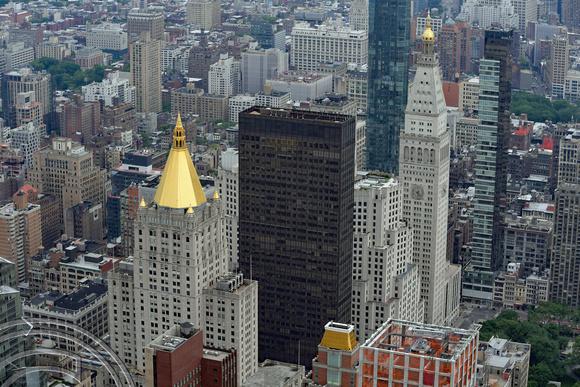 DG297788. Manhattan skyline seen from the Empire state building. New York. USA. 28.5.18