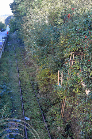 DG405526. Disused railway. Fox Valley. Stocksbridge. South Yorkshire. 25.20.2023.