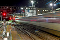 DG405809. Train blur. Kings Cross 29.10.2023.