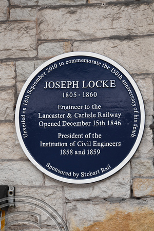 DG254993. Plaque to Locke. Lancaster. 10.9.16