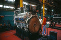 0048. Overhauling diesel engines inside the works. Derby. 16.09.1989.+