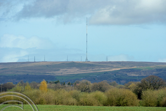 DG413943. TV transmitter. Winter Hill. Lancashire. 5.4.2024.