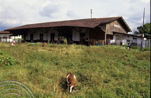 T3616. Abandoned station. Bukittinggi. Sumatra. Indonesia. 1992.