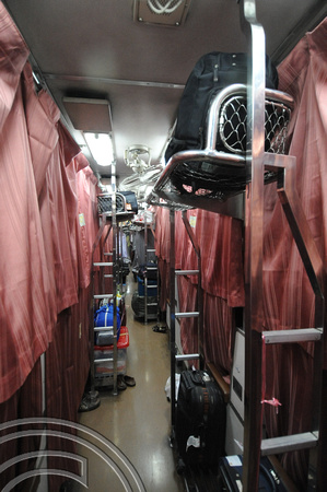 FDG10785. Overnight train to Bangkok.  Thailand. 17.1.09.
