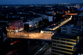 DG416188. The station at night. D-Wehrhahn S. Dusseldorf. Germany. 7.5.2024.