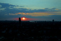 DG416180. Sunset over the city. Dusseldorf. Germany. 7.5.2024.