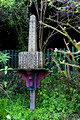 DG414429. Station garden monument. Todmorden. 21.4.2024.