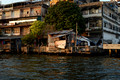 DG205016. Buildings on the Chao Phraya river. Bangkok. Thailand. 5.2.15