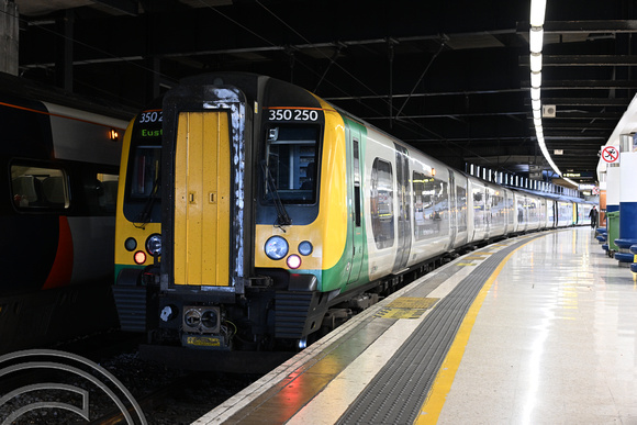 DG431376. 350250. Euston. 22.10.2024.