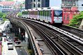 DG439625. LRT train. Masjid Jamek. Kuala Lumpur. Malaysia. 16.2.2025.