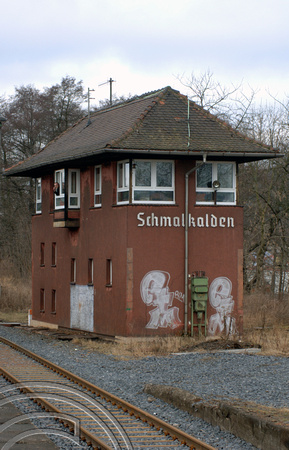 FDG3161. Signalbox.  Schmalkalden. Germany. 19.2.06.