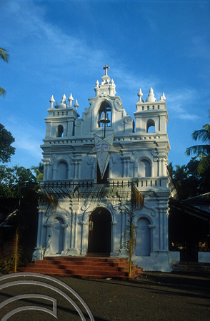 T5670. The Church. Arambol. Goa. India. December 1995