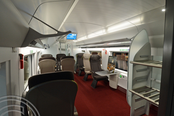 DG200759. Interior. Siemens Eurostar e320. St Pancras. 13.11.14.