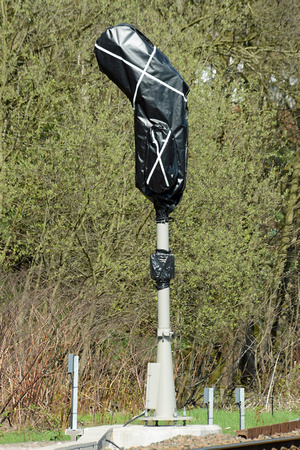 DG176200. New modular signalpost. Todmorden. 15.4.14.