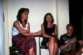 T5690. Gathering on the balcony. Arambol. Goa. India. December 1995