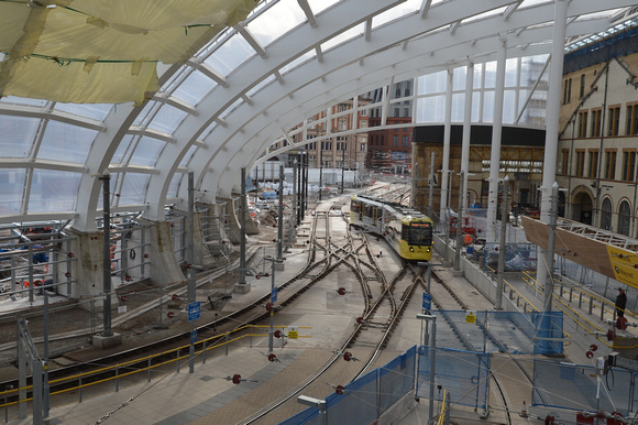 DG207987.New tram tracks. Manchester Victoria. 27.3.15